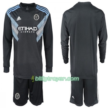 Billige Fotballdrakter New York City Barn Bortedraktsett 2018/19 Langermet